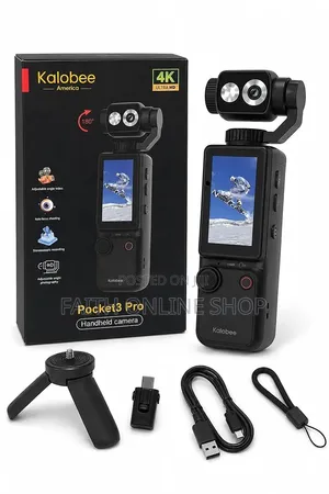 Kalobee Pocket3 Pro Handheld Camera – 4K Ultra HD Video Camcorder