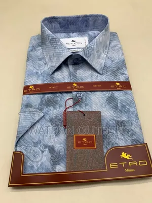 Men's New and Original Shirts in Etro Milano Turkey Materials Design
