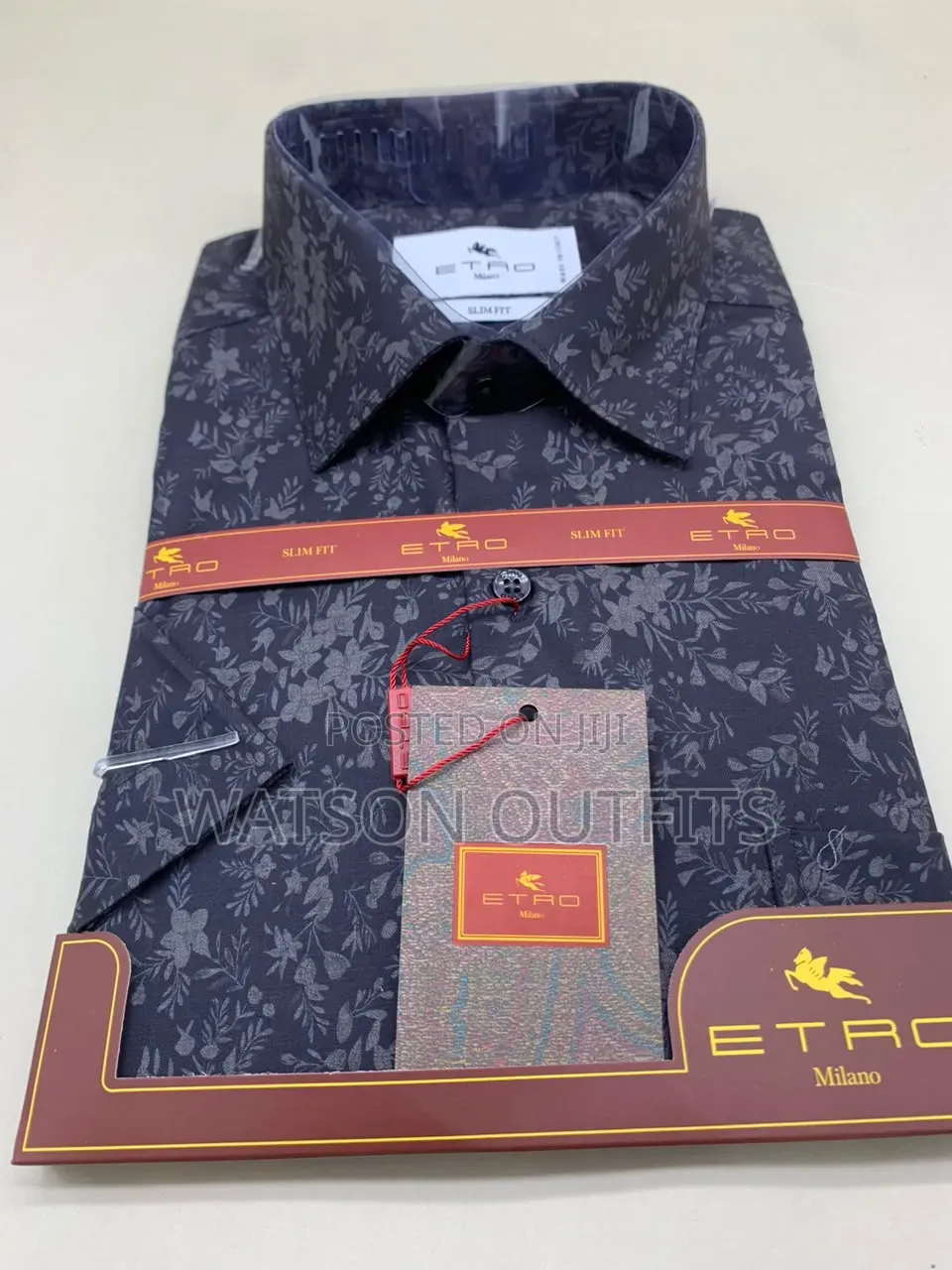 Men's New and Original Shirts in Etro Milano Turkey Materials Design