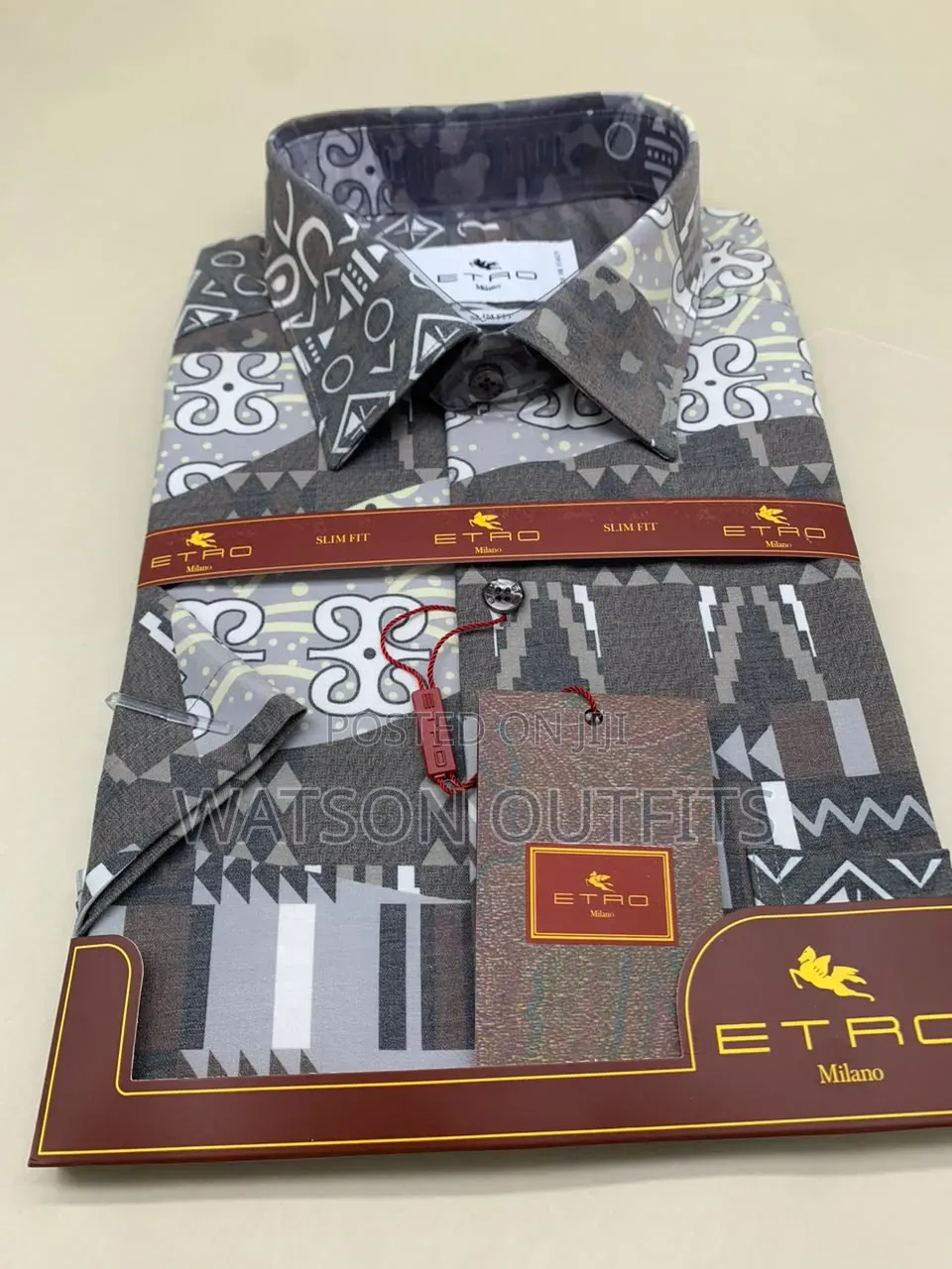 Men's New and Original Shirts in Etro Milano Turkey Materials Design