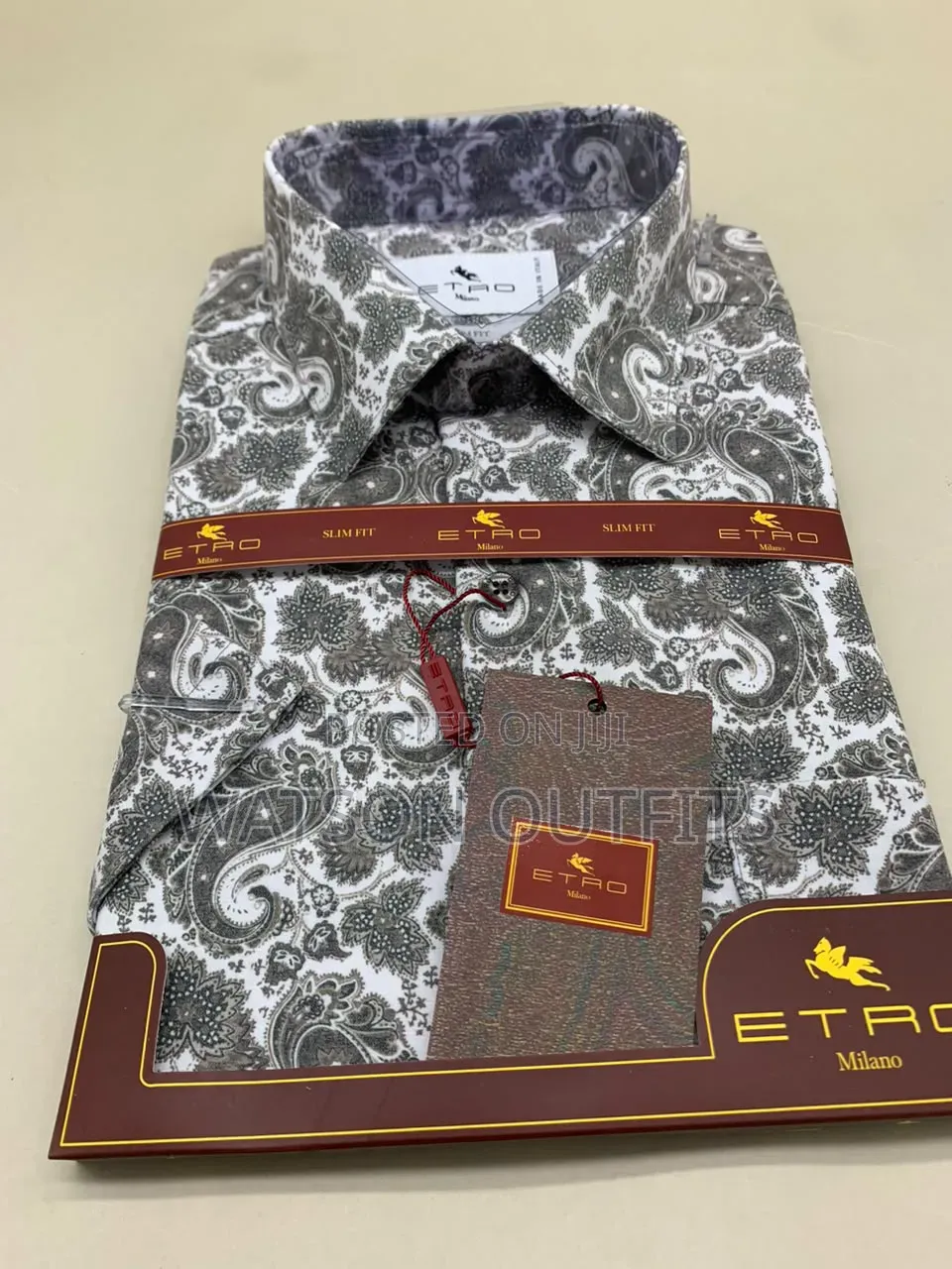 Men's New and Original Shirts in Etro Milano Turkey Materials Design