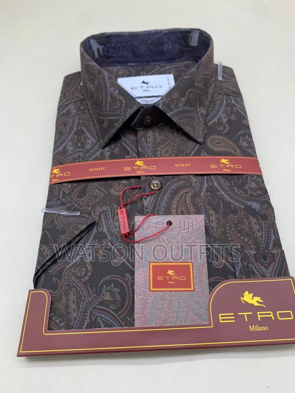 Men's New and Original Shirts in Etro Milano Turkey Materials Design