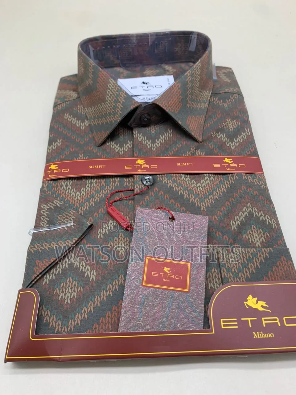 Men's New and Original Shirts in Etro Milano Turkey Materials Design