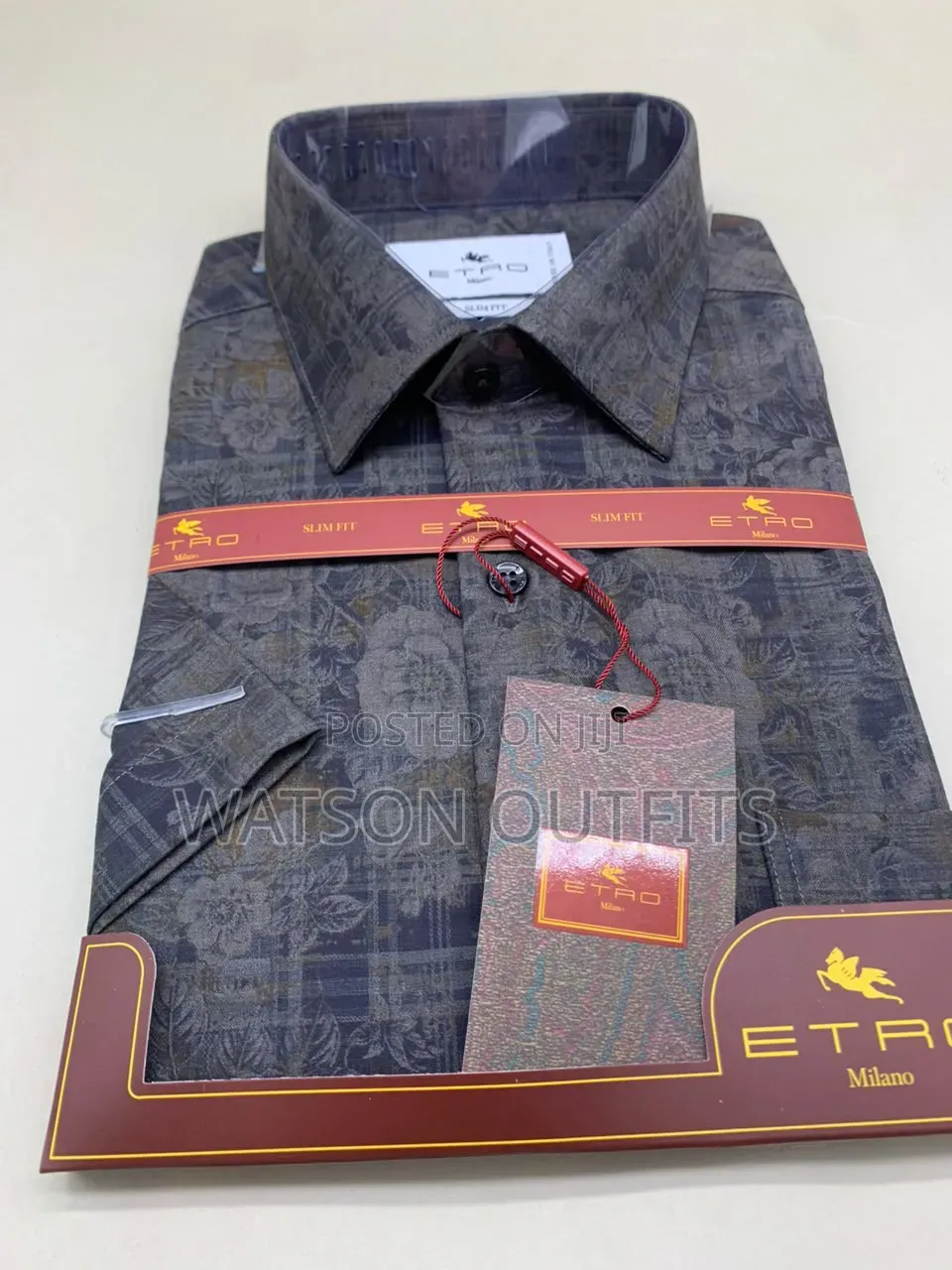 Men's New and Original Shirts in Etro Milano Turkey Materials Design