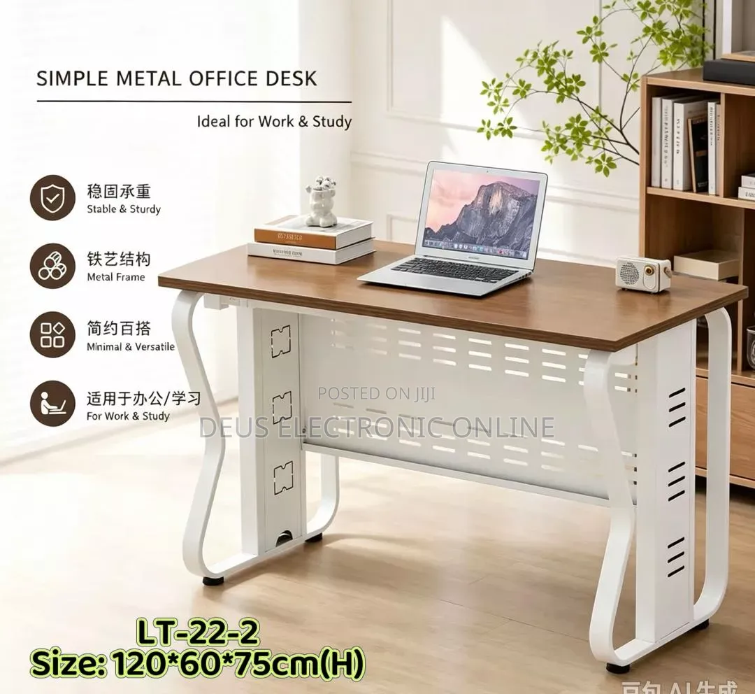 Table Metal Frame and Wood Board 270,000