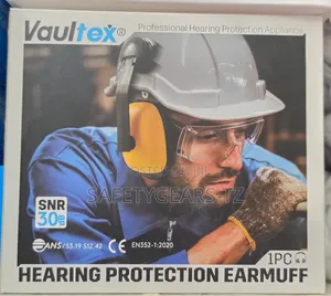 Ear Protection Helmet Fixing Ear Muff Vaultex SNR 30 Db EN352