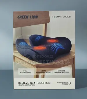 Green Lion Relieve Seat Cushion With Dual Heating and 6-Zone Support