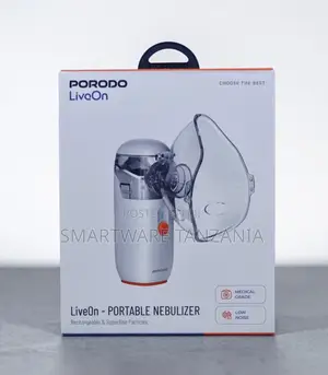 Porodo LiveOn Portable Nebulizer, Rechargeable Medical Grade Low Noise