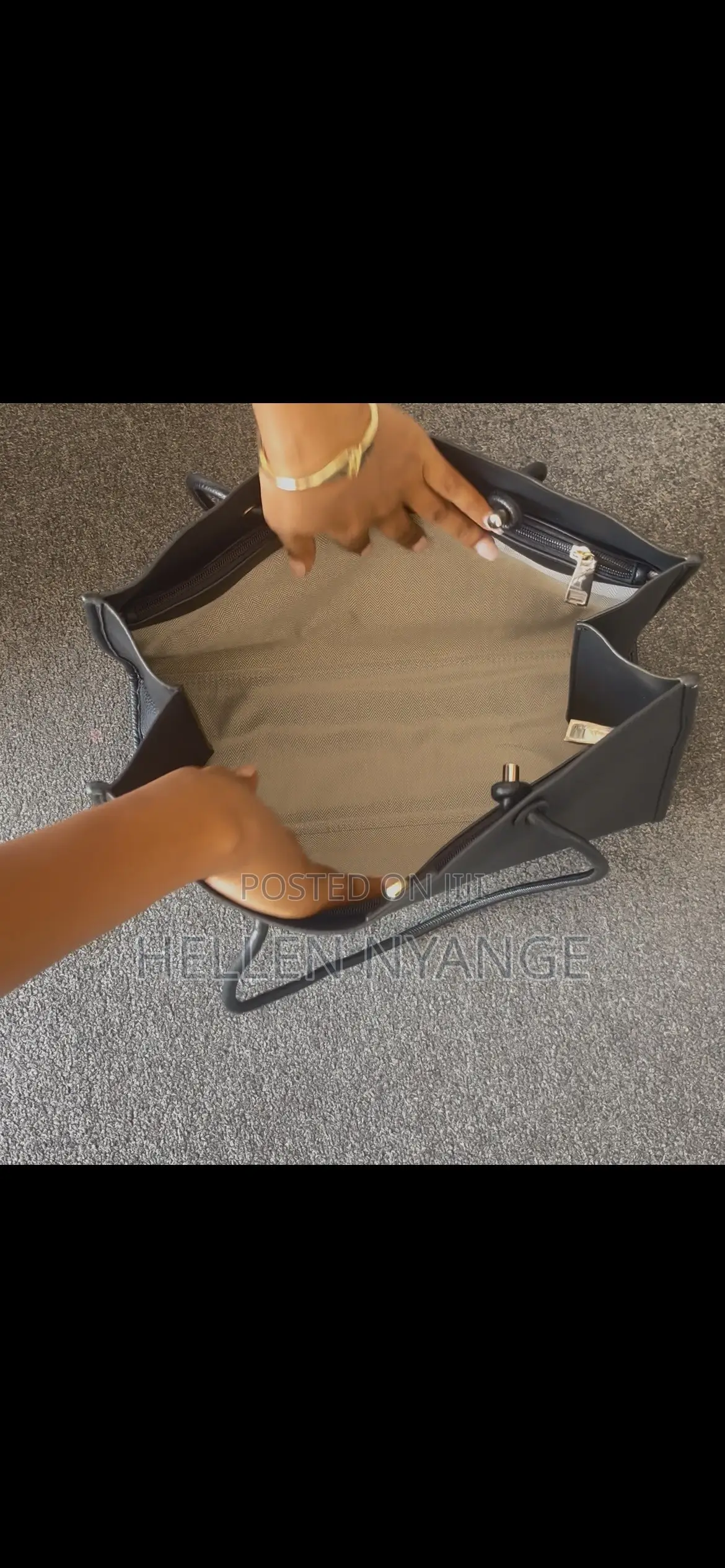 Women Big Leather Handbag