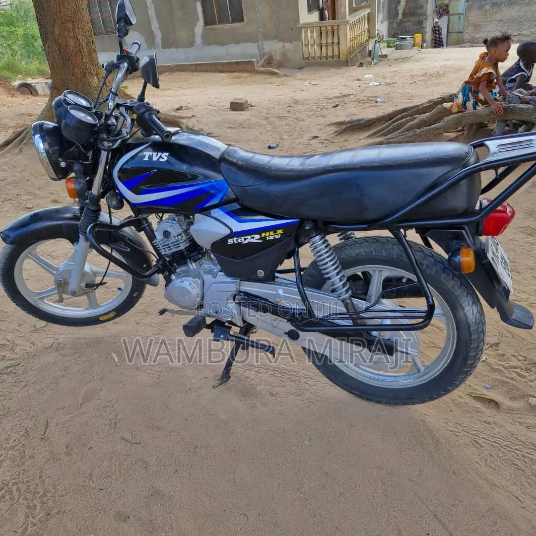 TVS HLX 125 2025 Black