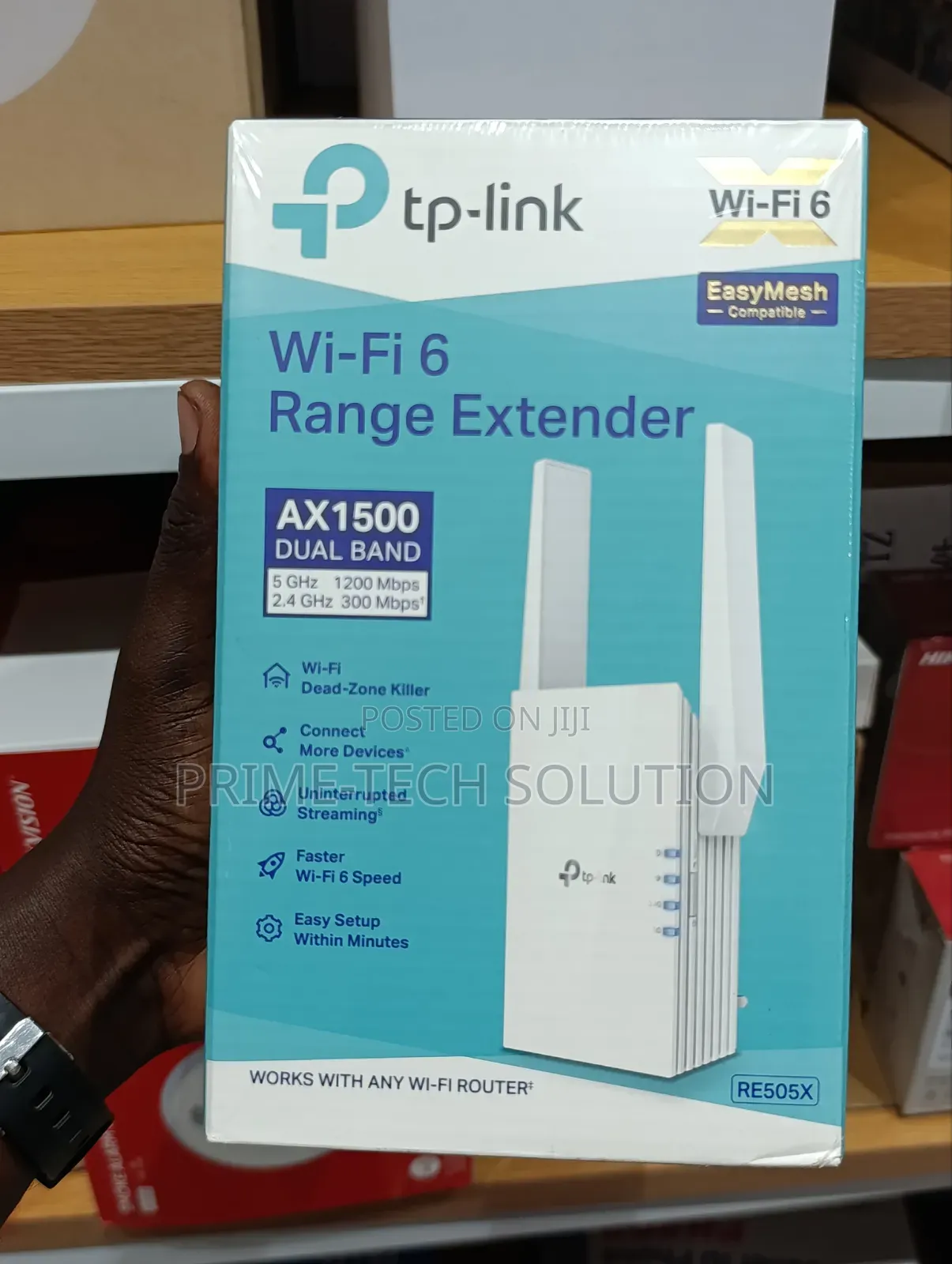 TP-Link RE505X AX1500 WiFi 6 Range Extender — Warranty 1Yr | TZ