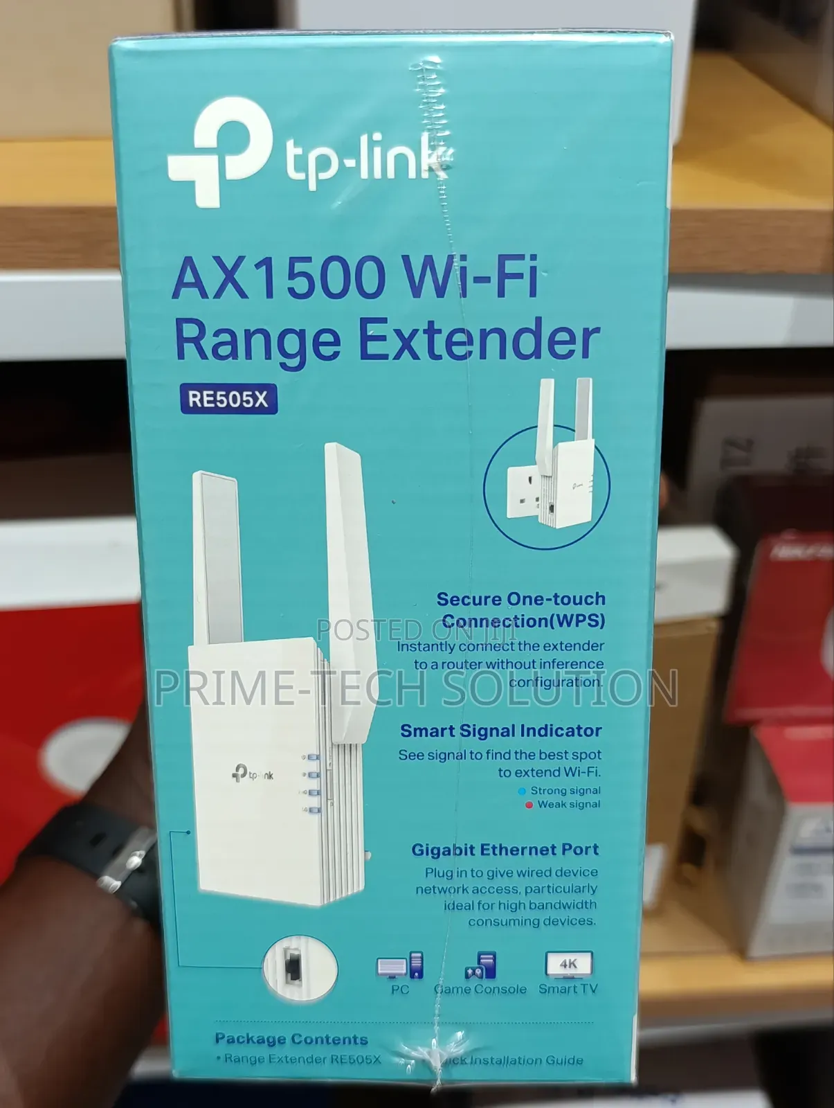 TP-Link RE505X AX1500 WiFi 6 Range Extender — Warranty 1Yr | TZ