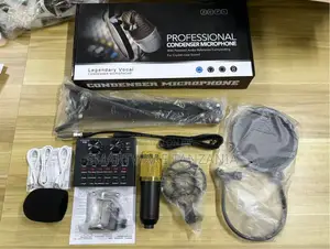 BM800 USB Condenser Microphone V8 Set Cardioid Polar Pattern With XLR