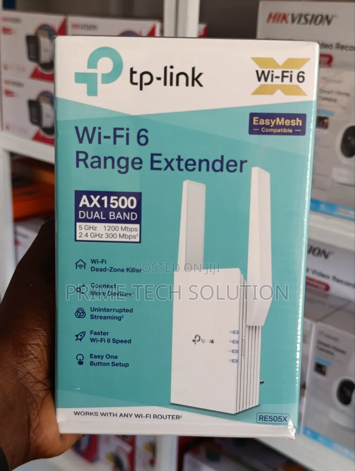 TP-Link RE505X AX1500 WiFi 6 Range Extender — Warranty 1Yr | TZ
