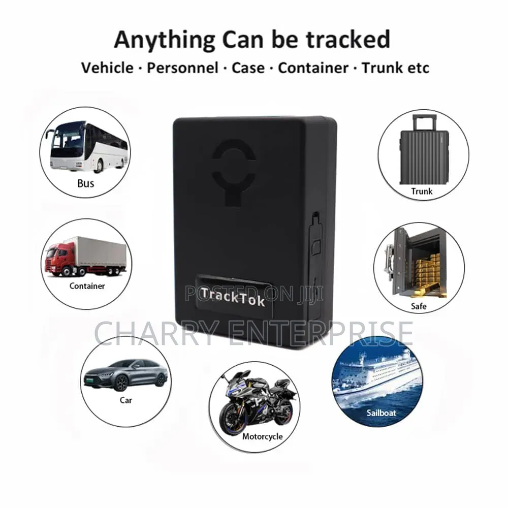 GPS Tracker With Alarm, Voice Recorder Magnetic for Easy Installation