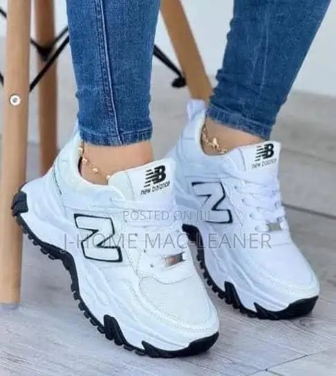 Women Chunky Sneakers Beige 36-44 New