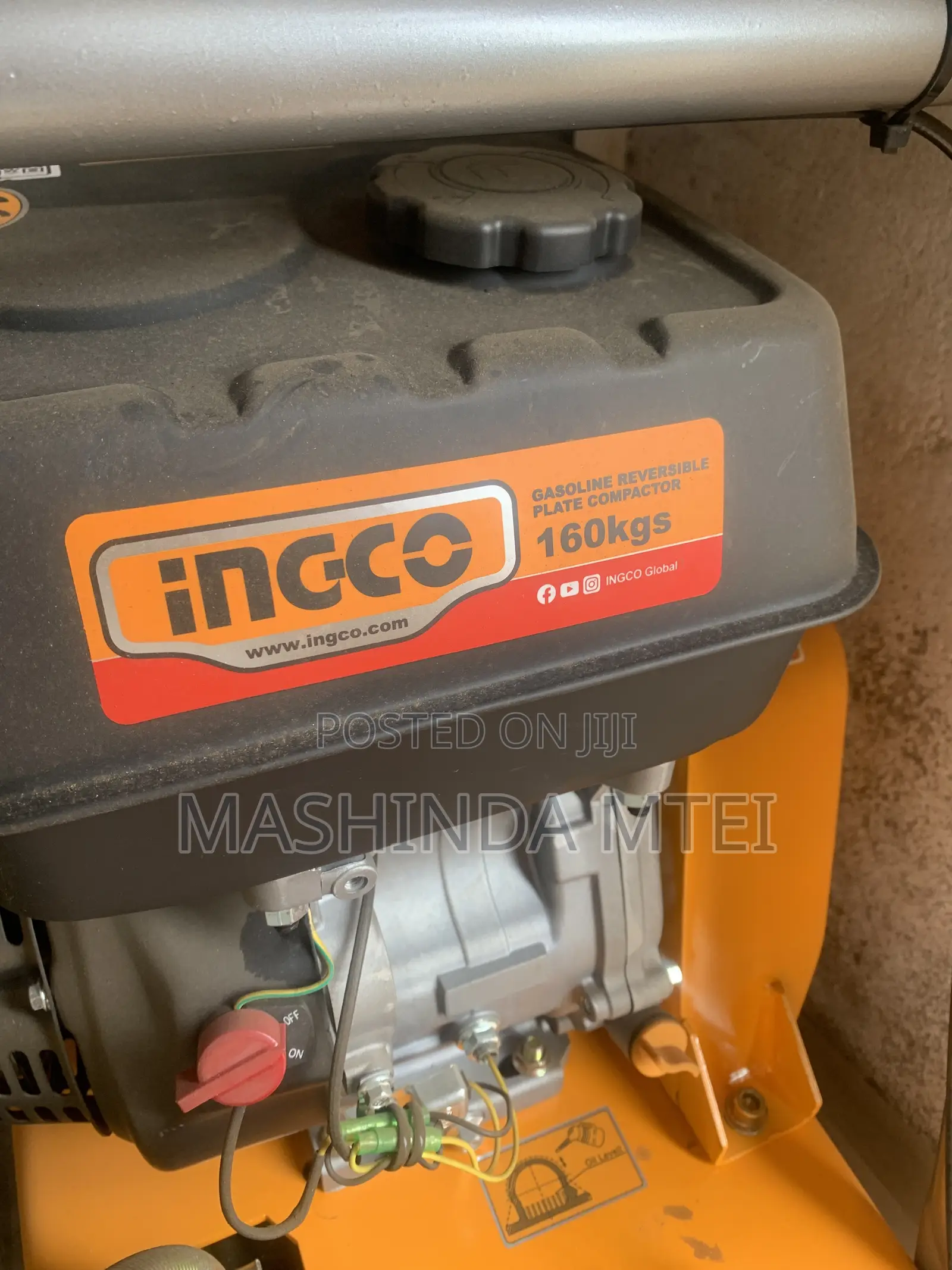BRAND NEW Ingco Reversible Plate Compactor 160kg