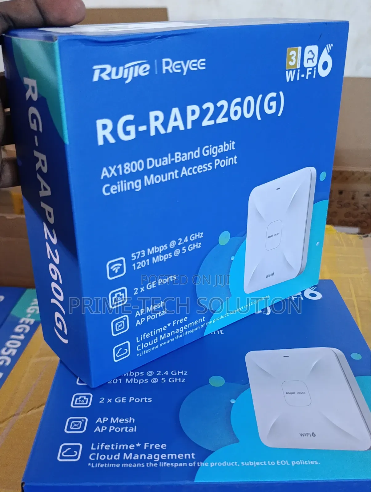 Ruijie RG-RAP2260(G) AX1800 WiFi 6 Ceiling AP | Warranty 1Yr | TZ