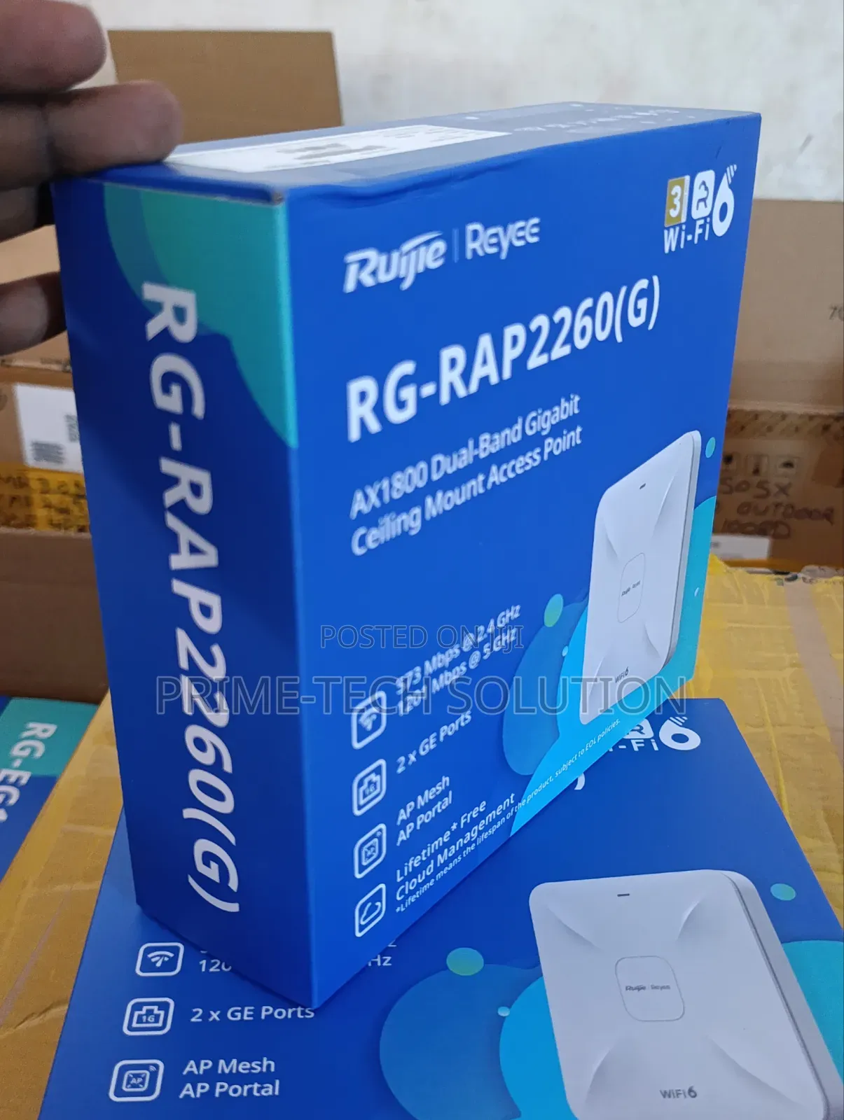 Ruijie RG-RAP2260(G) AX1800 WiFi 6 Ceiling AP | Warranty 1Yr | TZ