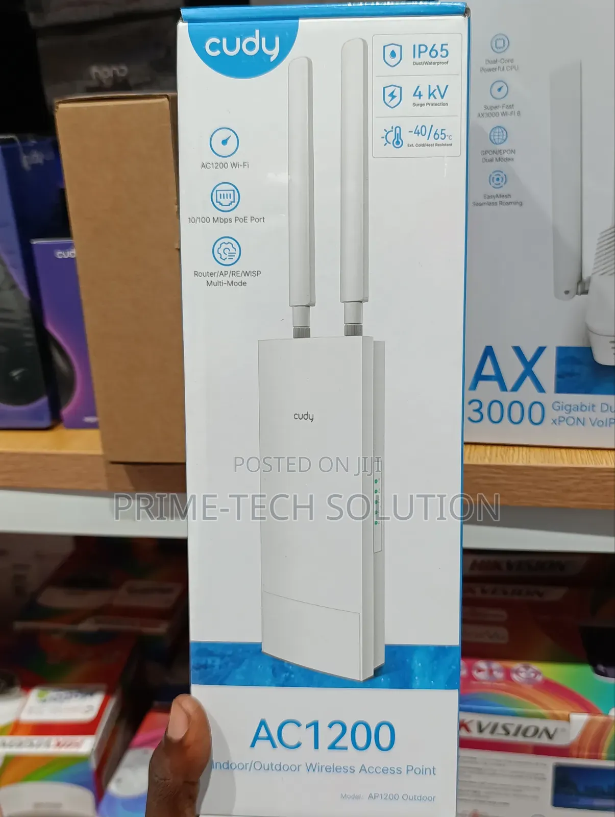Cudy AP1200 Outdoor AC1200 WiFi AP IP65 | Warranty 1Yr | TZ