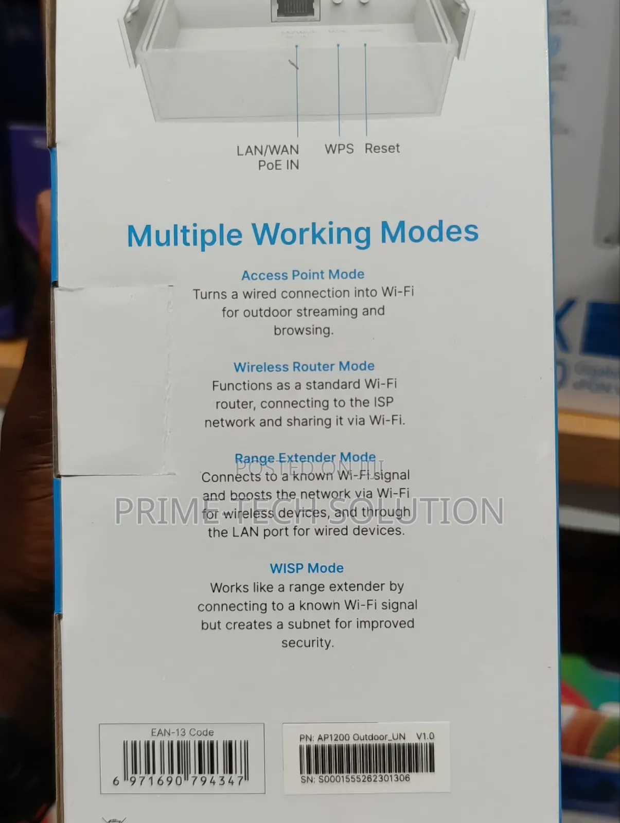 Cudy AP1200 Outdoor AC1200 WiFi AP IP65 | Warranty 1Yr | TZ