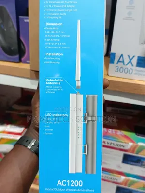 Cudy AP1200 Outdoor AC1200 WiFi AP IP65 | Warranty 1Yr | TZ