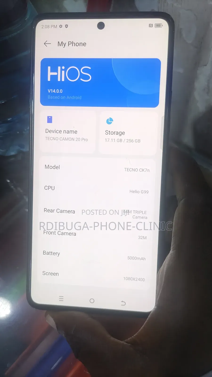Tecno Camon 20 Pro 5G 256 GB Graphite