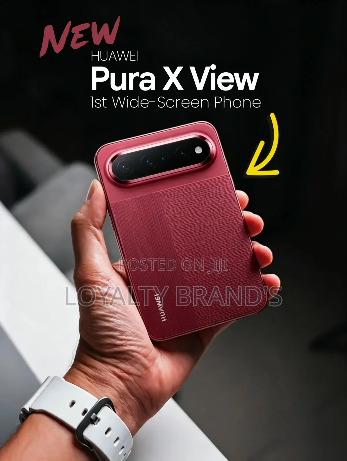 New Huawei Pura X View 512 GB Red