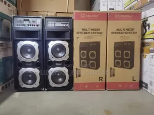 Aborder Speaker 60000W Professional Sound Speaker System With 1 Mic