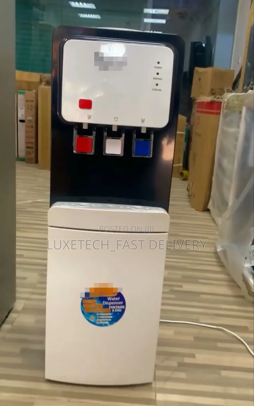 Dw Water Dispenser 3 Taps With Fridge Super Cooling