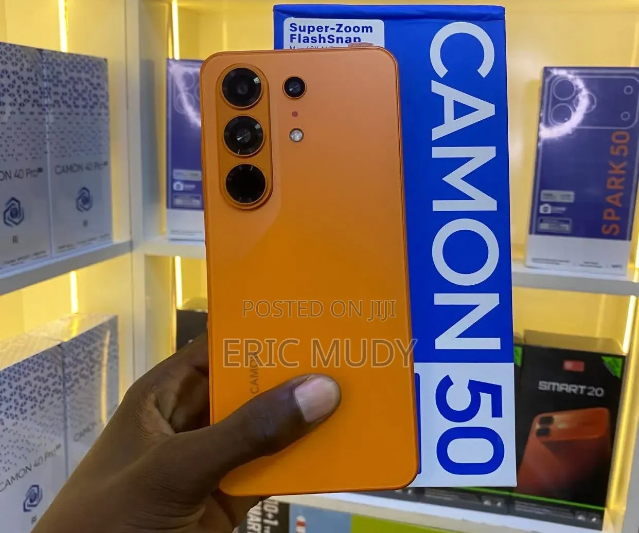 New Tecno Camon 50 Pro 256 GB Black