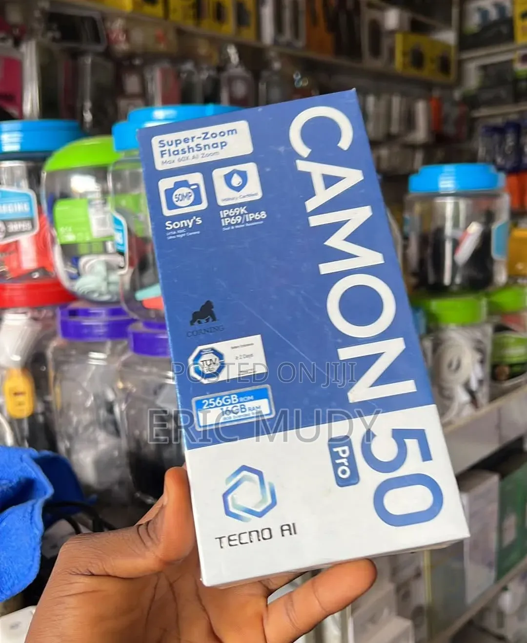 New Tecno Camon 50 Pro 256 GB Black