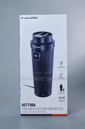 Porodo Kettura Portable Electric Car Kettle, Temperature Control