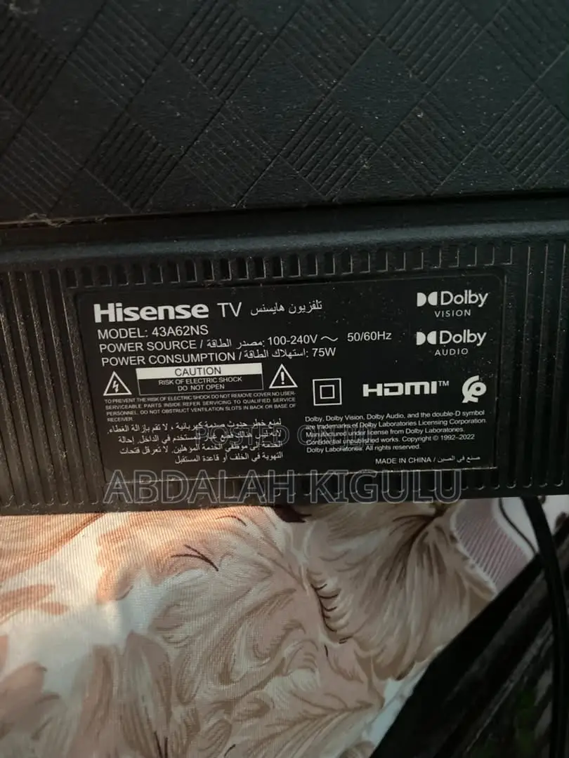 Hisens TV Inch 43 Smart 4k