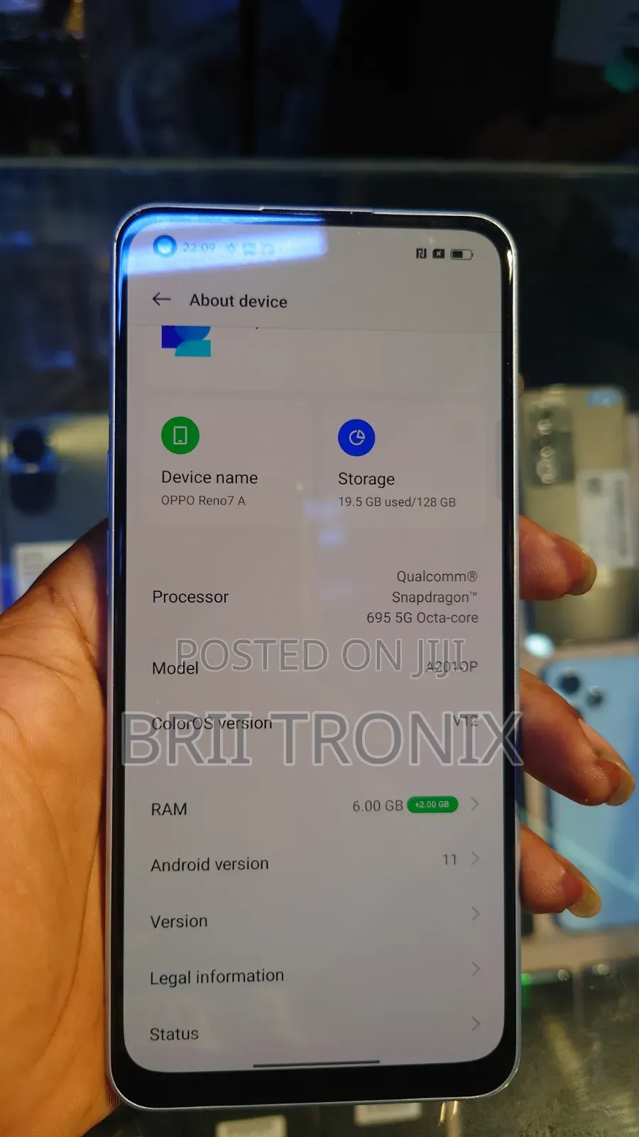 Oppo Reno7 128 GB Silver