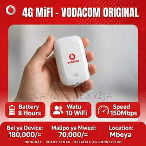 Vodacom 4G MiFi R207 Original-Bettry 8Hrs-Watu10