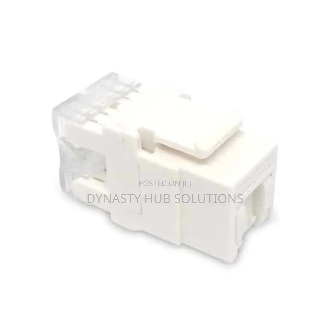 Ekj6aw0000 Evi Cat6a Utp Keystone Jack, White