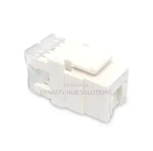 Ekj6aw0000 Evi Cat6a Utp Keystone Jack, White