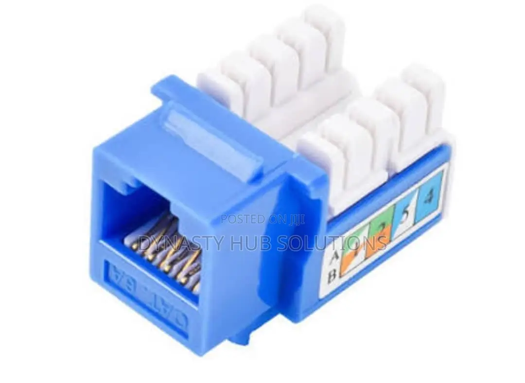 Ekj6aw0000 Evi Cat6a Utp Keystone Jack, White