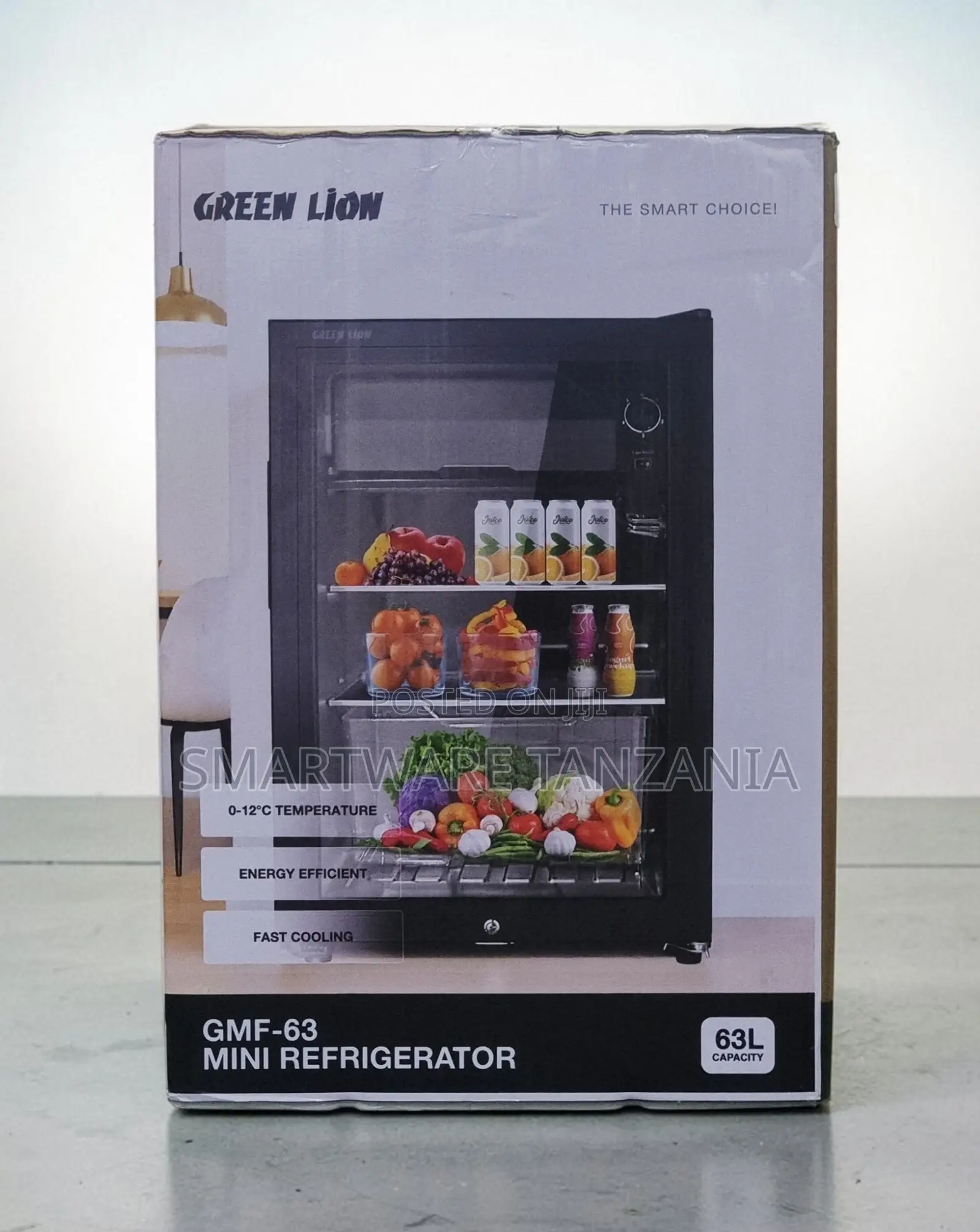 Green Lion GMF-63 Mini Refrigerator, 63L, Energy Efficient Cooling