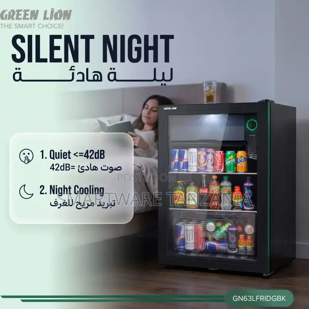 Green Lion GMF-63 Mini Refrigerator, 63L, Energy Efficient Cooling