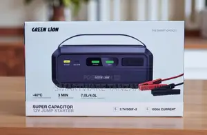 Green Lion Super Capacitor 12V Jump Starter 1000A Current Quick Charge
