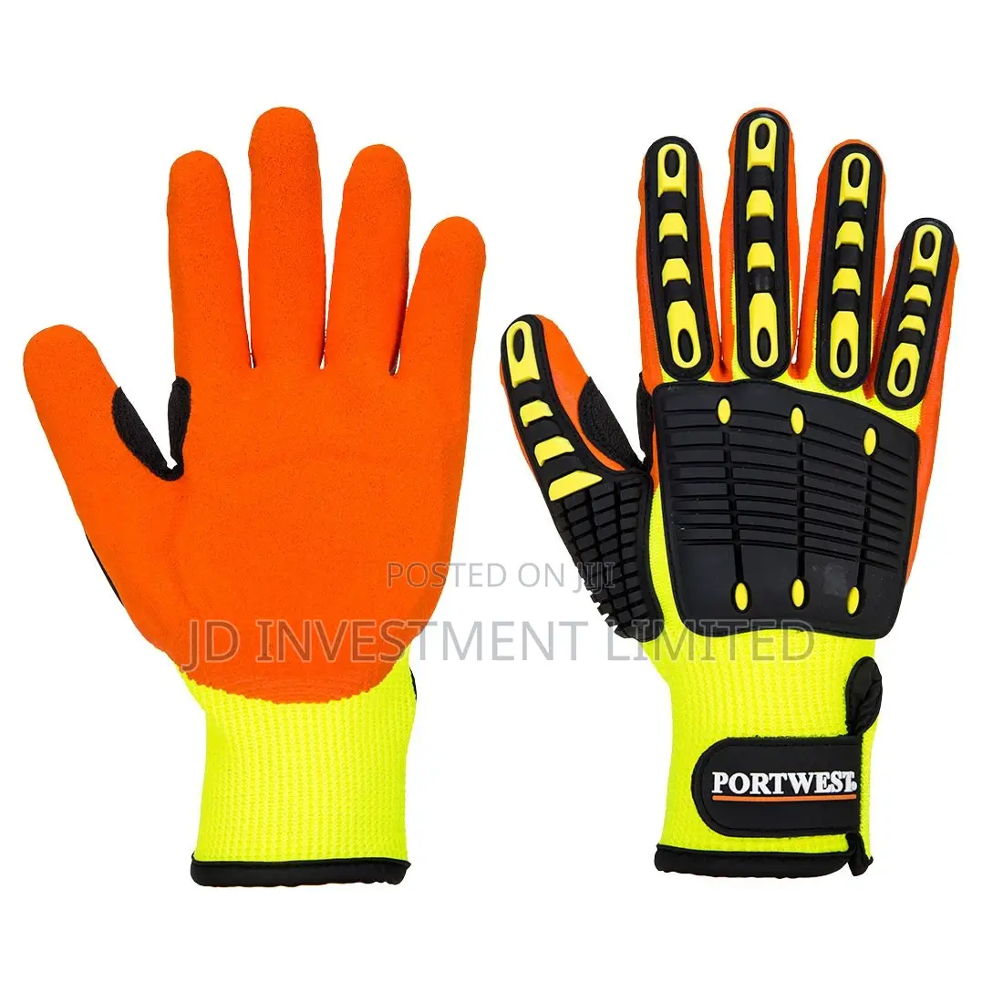 PORTWEST A721 - Impact 13 Nitrile Reinforced Palm Glove