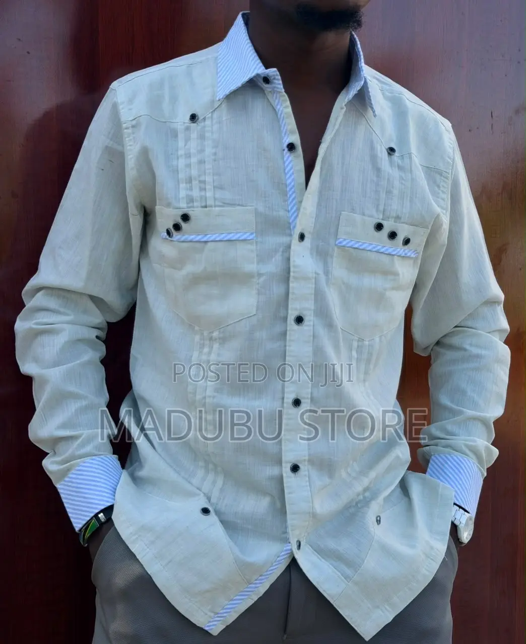Heavy Material Linen Sleeve Shirts