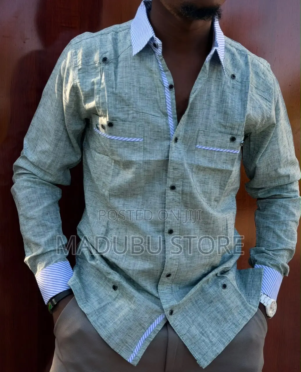 Heavy Material Linen Sleeve Shirts
