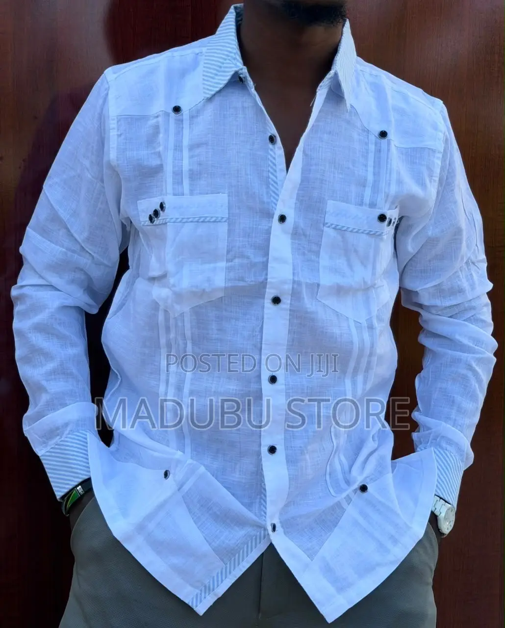 Heavy Material Linen Sleeve Shirts