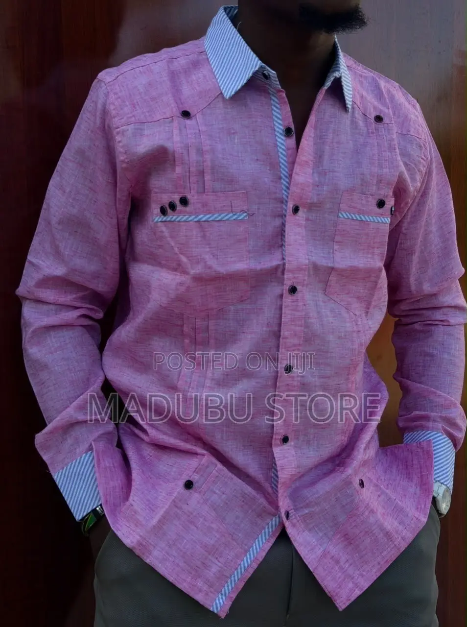 Heavy Material Linen Sleeve Shirts