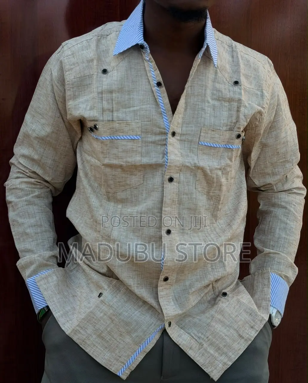 Heavy Material Linen Sleeve Shirts