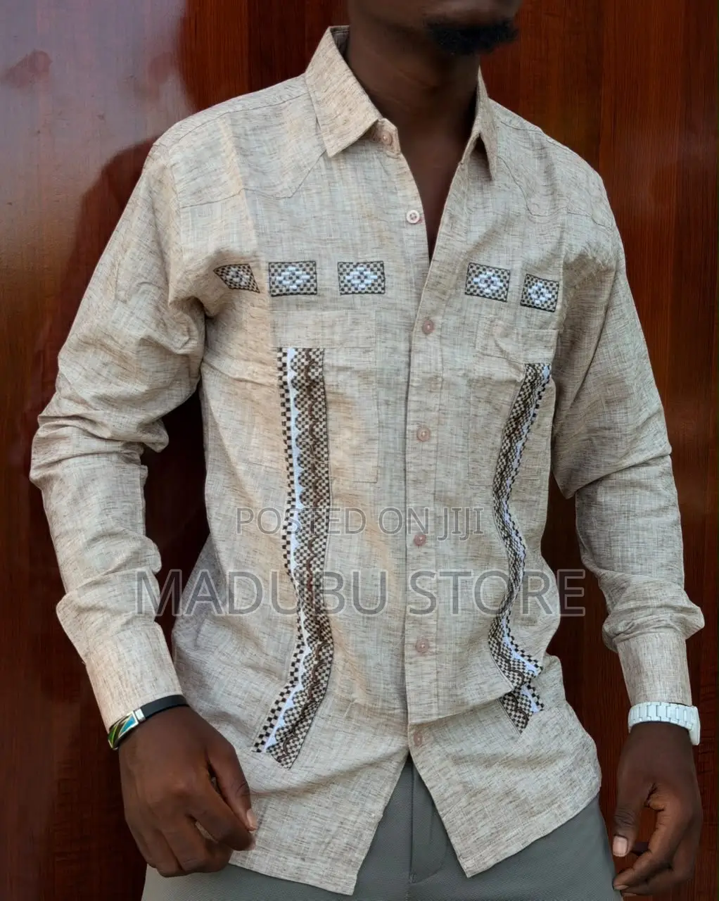 Heavy Material Linen Sleeve Shirts