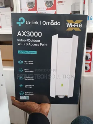 TP-Link Omada EAP650-Outdoor AX3000 WiFi 6 AP IP67 | Warranty | TZ